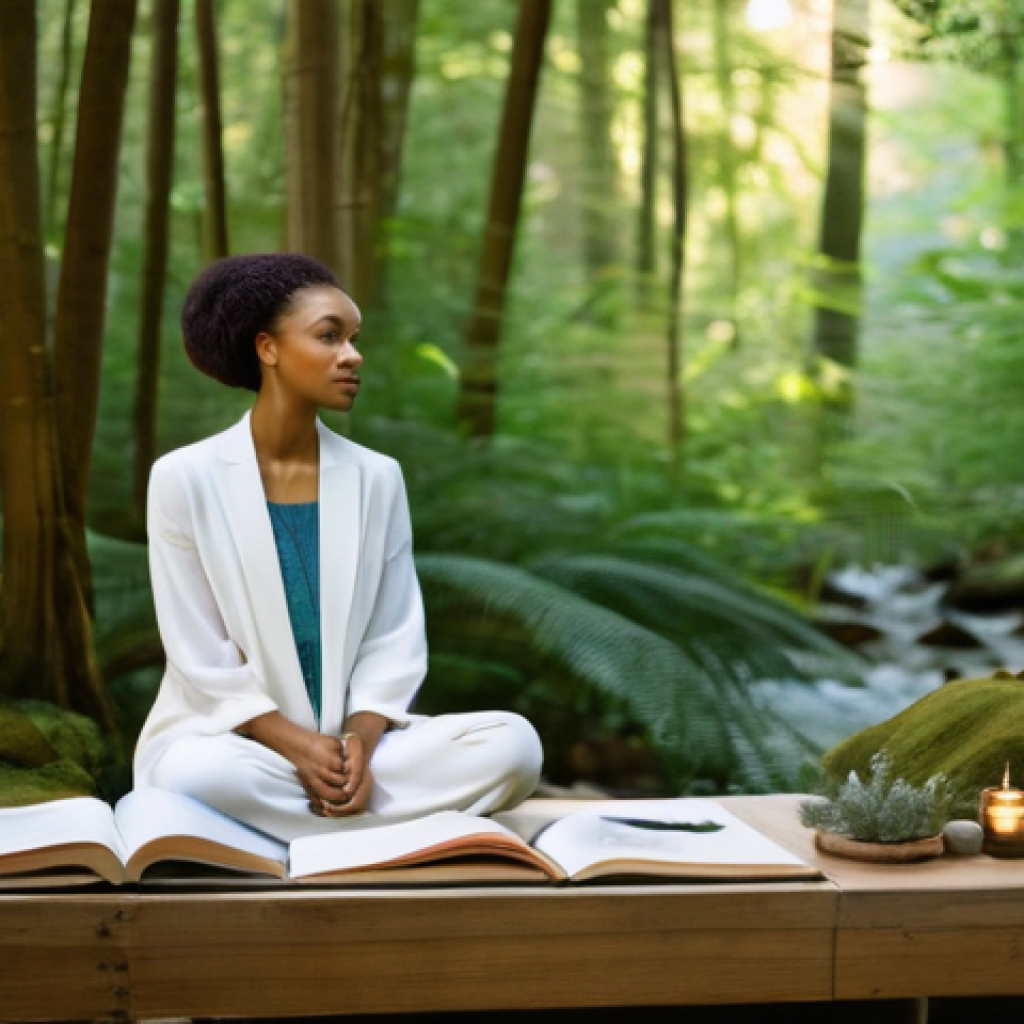 무속과 심리 치료의 접점 - **Prompt 1: Bridging Ancient Wisdom and Modern Healing**
    A serene and softly lit image depicting...