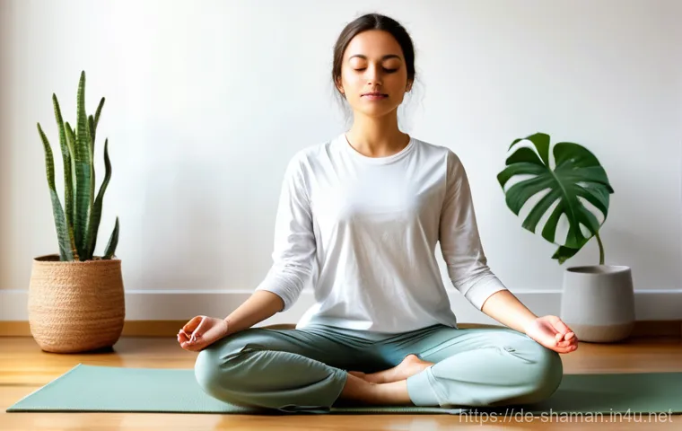 무속 점사의 후기와 경험담 - **Prompt 2: From Skepticism to Inner Clarity and Empowerment**
    "A sophisticated woman, around 35...