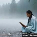 Home 21 무속과 세금 문제 - **Prompt:** "A serene, contemplative spiritual practitioner, appearing gender-neutral and ethnically...